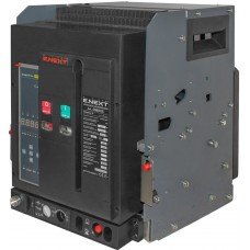 Повітряний автоматичний вимикач e.industrial.acb.4000D.4000, викатний, 0,4кВ, 3Р, електронний розчіплювач, мотор-привід та РН