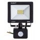 Прожектор світлодіодний з датчиком руху e.LED.flood.stand.sensor.20.6000, 20Вт, 6000К