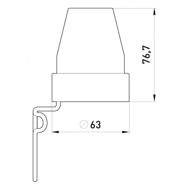 Сутінкове реле e.sensor. light-conrol.302.white(білий), 10А, IP44