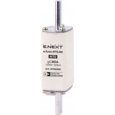 Запобіжник плавкий e.fuse.NT0.80, габарит 0, 80А
