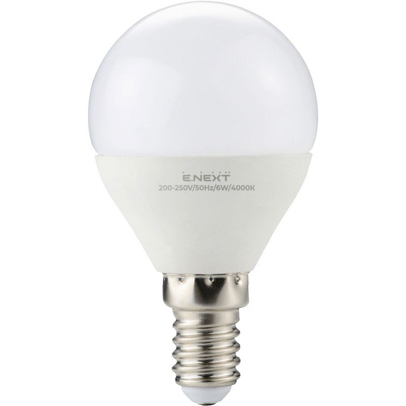 Лампа світлодіодна e.LED.lamp.stand.P45.E14.6.4000, 6Вт, 4000К 110лм/Вт