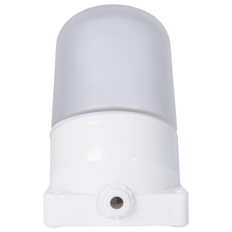 Світильник e.light.sauna.skew.1.60.27.white, Е27,60Вт,IP54, корпус керамічний, термостійкий, білий