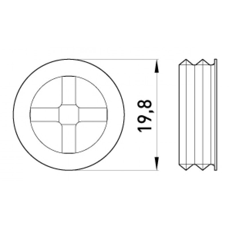 Заглушка різьбова e.industrial.cap.1/2"