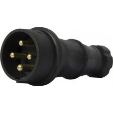 Силова вилка переносна каучукова e.plug.rubber.070.32, 4п., 32А