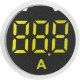 Арматура світлосигнальна з індикатором струму e.ad22.am Ø22мм, 5-100 А
