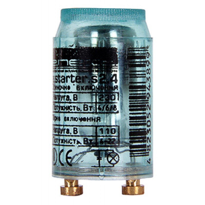 Стартер e.starter.s2.4 (2х22Вт, 127В) прозор.