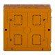 Корпус пластиковий 8-модульний e.plbox.stand.w.08k, вбудований