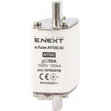 Запобіжник плавкий e.fuse.NT00.10, габарит 00, 10А