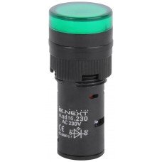 Арматура світлосигнальна e.ad16.230.green Ø16мм 230В АС зелена