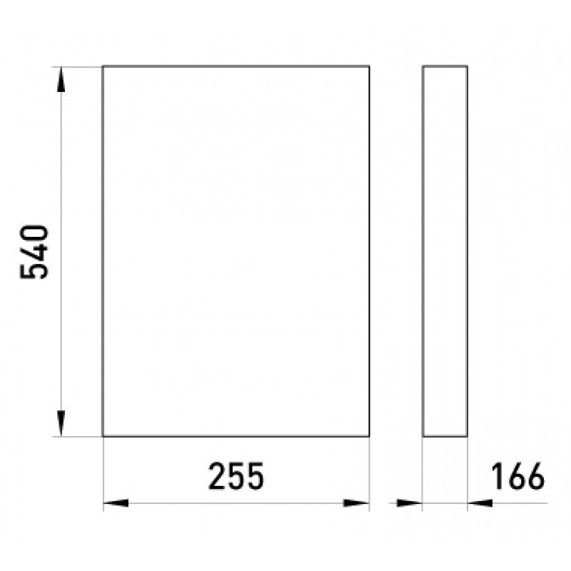 Ящик ЯПРП-100А, рубильник перекидний BP32-31B71250 IP54