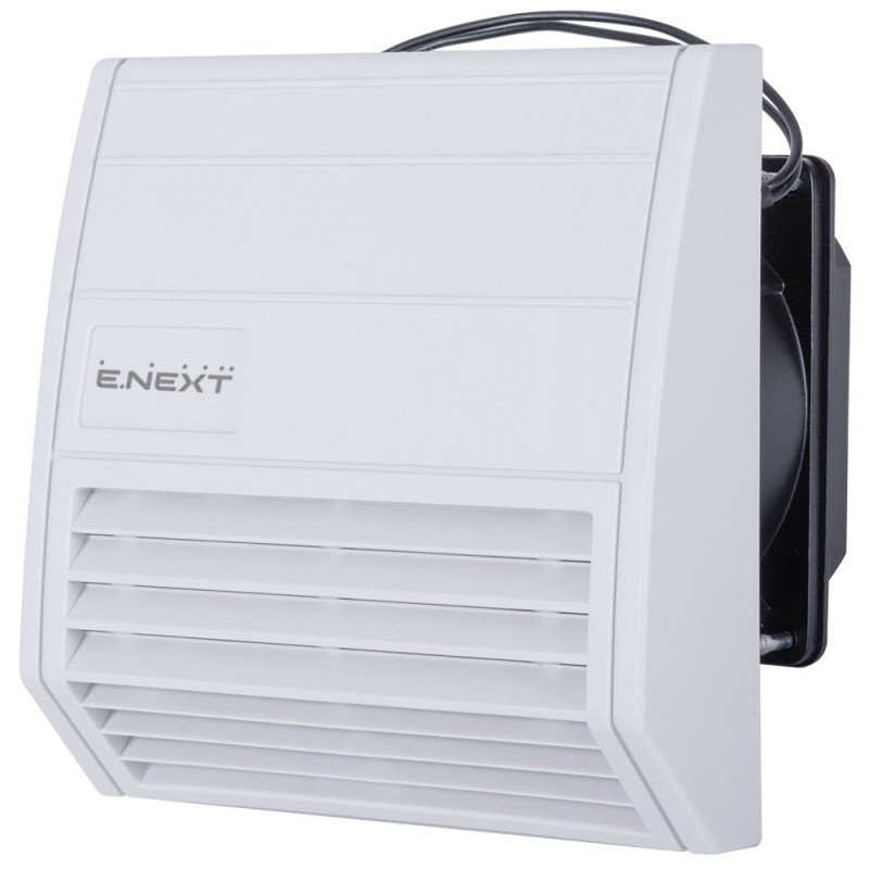 Решітка з фільтром e.climat.fanfilter.pro.97 та вентилятором 92х92мм, IP55