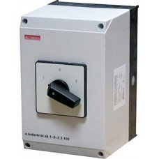 Пакетний перемикач в корпусі e.industrial.sb.1-0-2.3.32, 3р, 32А (1-0-2)