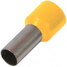 Ізольований наконечник втулковий e.terminal.stand.e2508.yellow 2,5 кв.мм, жовтий