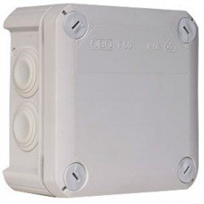 Коробка розподільча Obo Bettermann T 60, 114х114х57, IP 66, світлосіра, з кабельними вводами