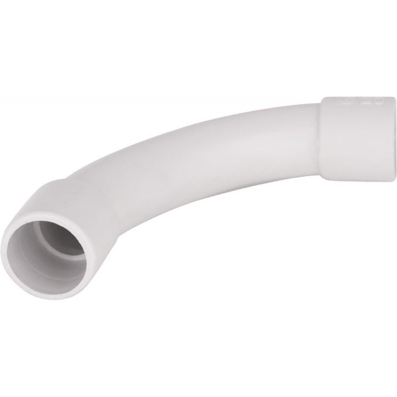 З'єднувач плавний кутовий e.pipe.angle.large.stand.m.16 для труб d16мм MUTLUSAN