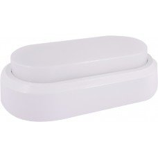 Світильник світлодіодний вологозахищений e.LED.oval.12.4500.white, 12Вт, 4500К, IP54, білий