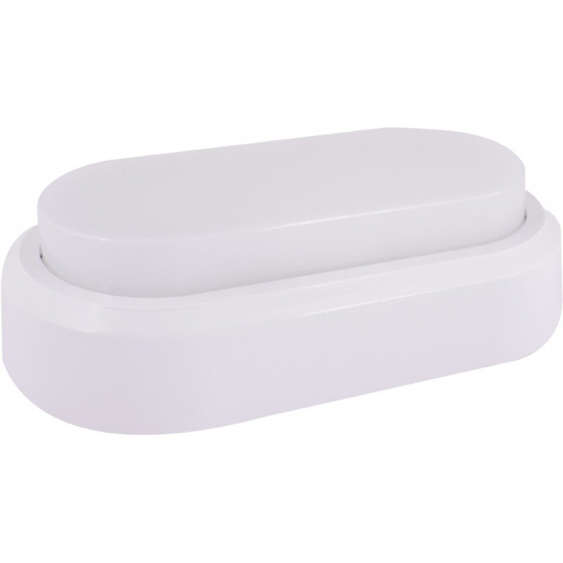 Світильник світлодіодний вологозахищений e.LED.oval.12.4500.white, 12Вт, 4500К, IP54, білий