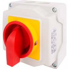 Пакетний перемикач LK25/4.322-ОК/45 в корпусі (під пломбування), 0-1-2, 25А, IP44