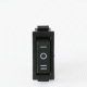 Перемикач клавішний e.switch.key.05, 3 pin, 1-0-2