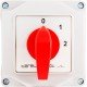 Пакетний перемикач LK16/4.322-ОВ/45 в корпусі, 0-1-2, 16А, IP44