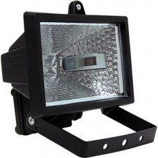 Світильник e.halogen.500.black 500Вт, чорний прожектор