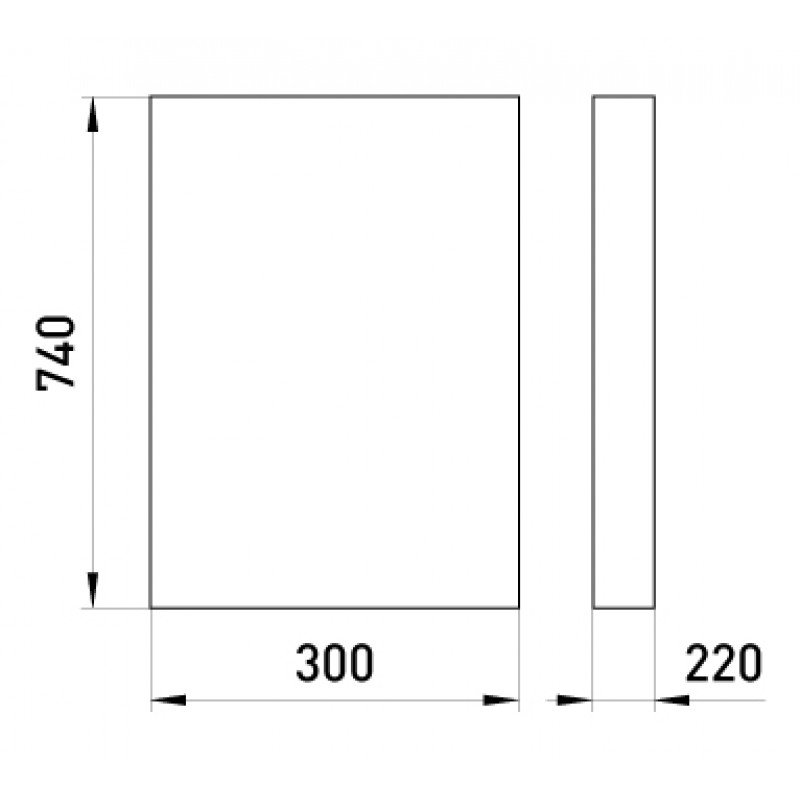Ящик ЯПРП-400А, рубильник перекидний BP32-37B71250 IP54