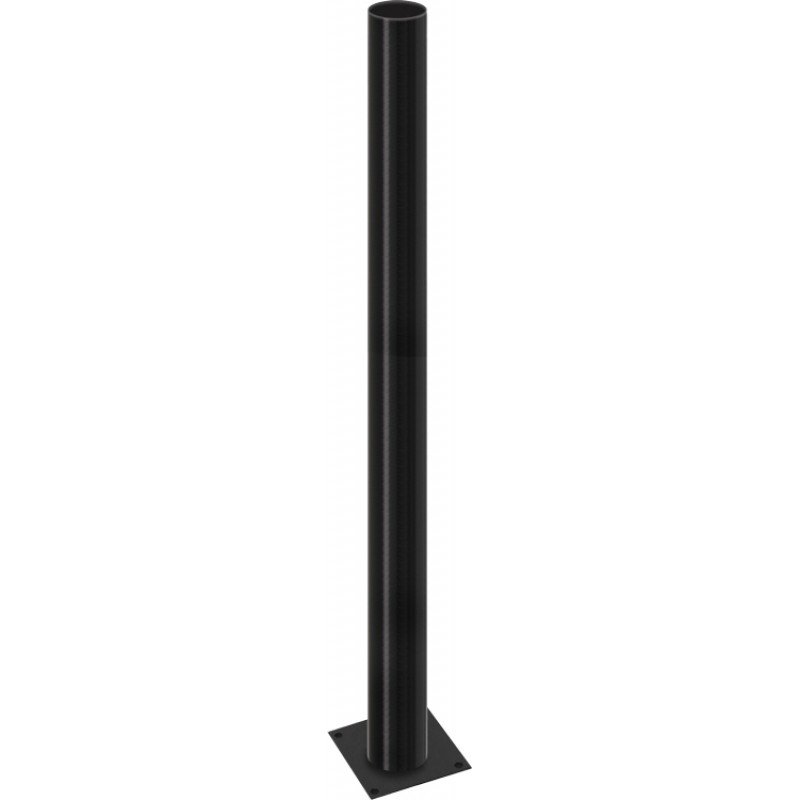 Опора сталева e.street.bollard.st.2000.black, висота 2000мм, діаметр 60мм, чорна