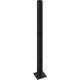 Опора сталева e.street.bollard.st.2000.black, висота 2000мм, діаметр 60мм, чорна