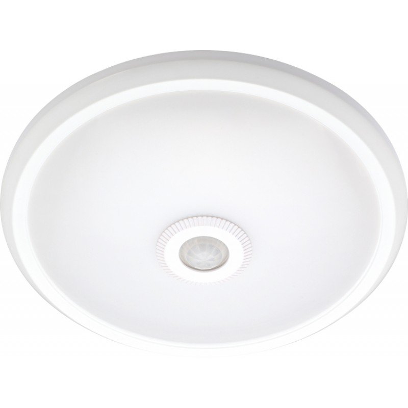 Світильник світлодіодний стельовий з датчиком руху e.sensor.LED.77.12.4000(білий), 12вт, 4000К, 360°, IP20