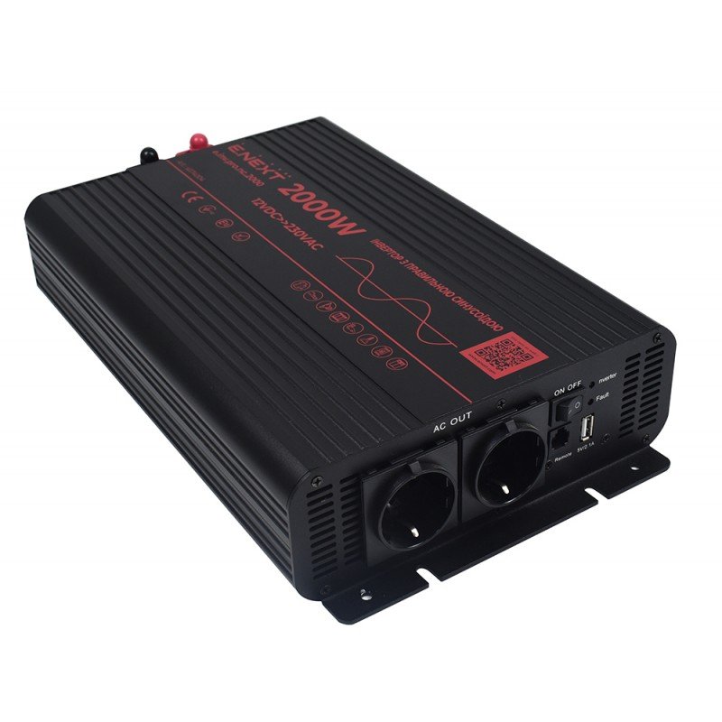 Інвертор e.inv.pro.nc.500 12/220В 500Вт, чистий синус