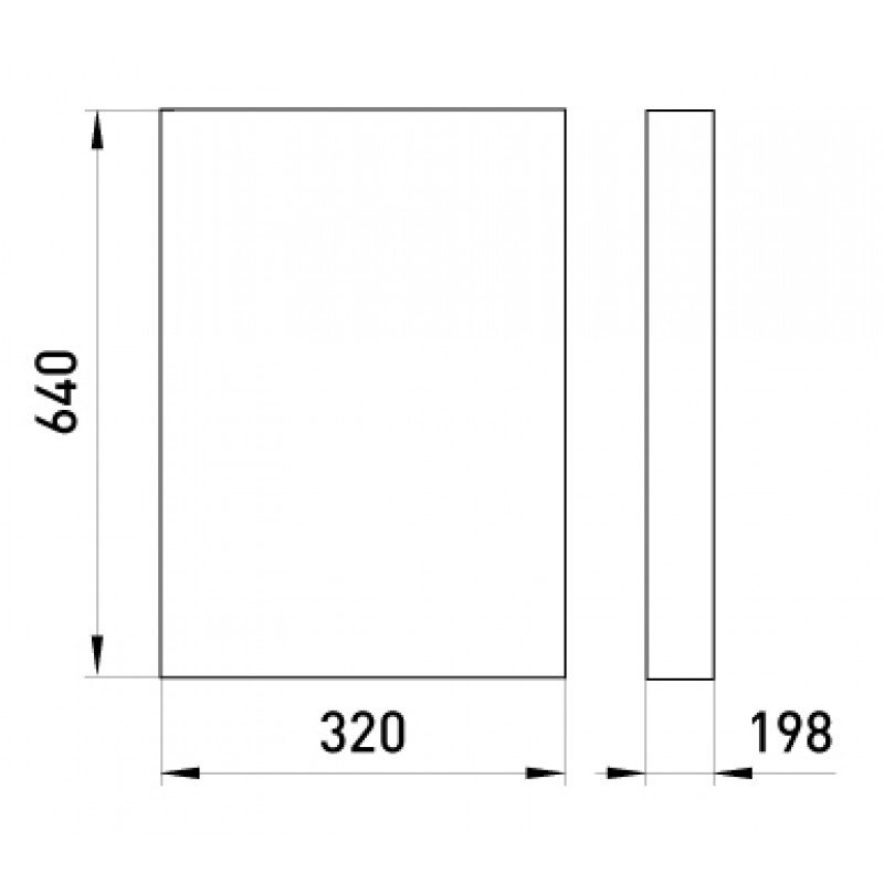 Ящик ЯПРП-250А, рубильник перекидний BP32-35B71250 IP54