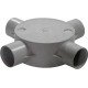 Коробка e.pipe.4.db.stand.16 з'єднувальна трубна, 4 вводи, d16мм