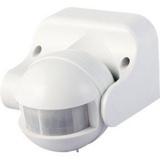 Датчик руху інфрачервоний e.sensor.pir.09.white(білий), 180°, IP44