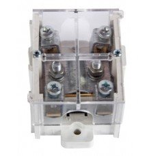 Клемна колодка прохідна e.tc.main.brass.95k, 1х95 мм.кв./4х16 мм.кв..,латунний контакт, з кришкою