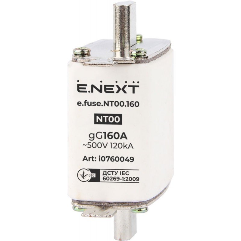 Запобіжник плавкий e.fuse.NT00.160, габарит 00, 160А