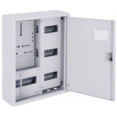 Корпус обліку металевий e.mbox.pro.n.f3.27 IP31 навісний під 3ф лічильник, 27 модулів