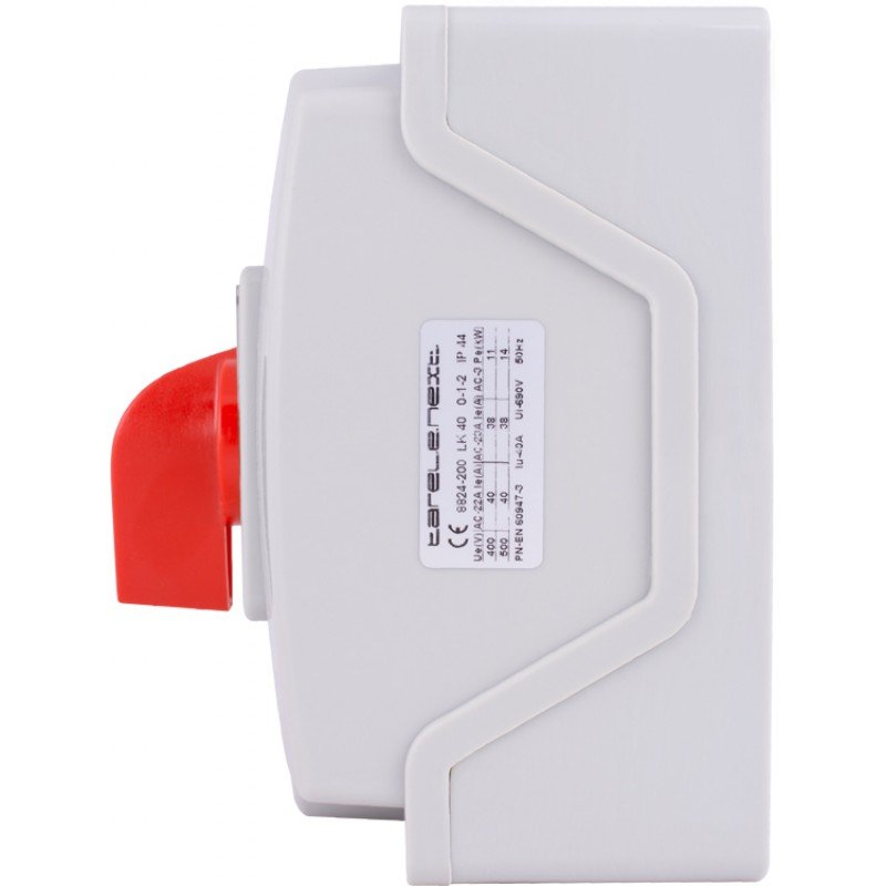 Пакетний перемикач LK63/4.322-ОВ/45 в корпусі, 0-1-2, 63А, IP44