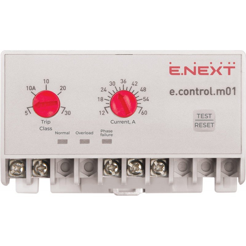 Реле захисту двигуна e.control.m01, 12-60А