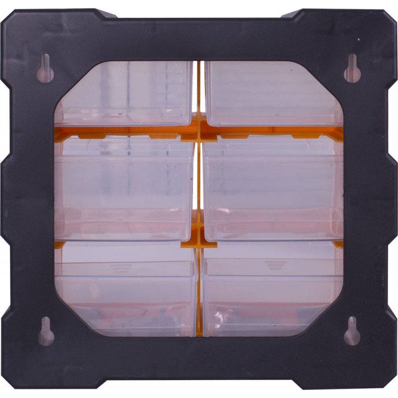 Органайзер пластиковий, e.toolbox.pro.20, 6-секційний 267х157х262мм