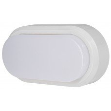Світильник світлодіодний вологозахищений e.LED.oval.12.6500.white, 12Вт, 6500К, IP54, білий