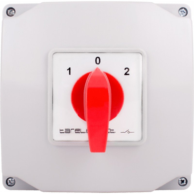 Пакетний перемикач LK40/3.323-ОВ/45 в корпусі, 3p, 1-0-2, 40А, IP44