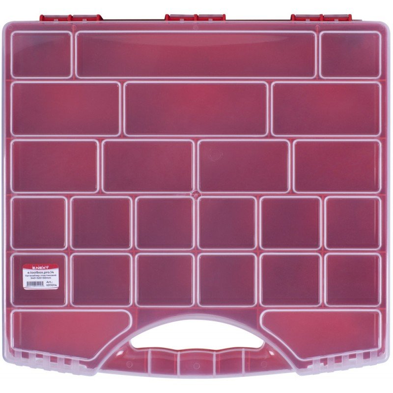 Органайзер пластиковий, e.toolbox.pro.14, 13,5" 340x320x50мм