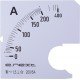 Шкала до амперметра щитового e.meter72.a200.scale АС 200А 72х72мм