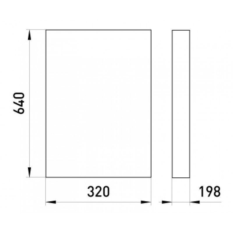 Ящик ЯРП-250А, рубильник розривний BP32-35B31250 IP54