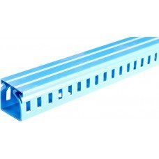 Короб пластиковий перфорований e.trunking.perf.stand.100.100, 100х100мм, блакитний 2м