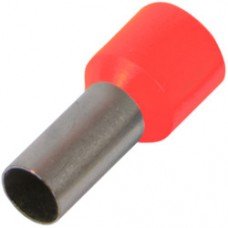 Ізольований наконечник втулковий e.terminal.stand.e4009.red 4,0 кв.мм, червоний