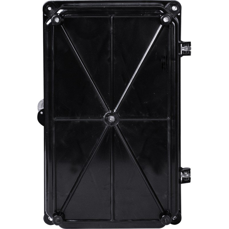 Корпус пластиковий e.mbox.stand.plastic.n.f1.прозорий, під однофазний лічильник, навісний з комплектом метизів