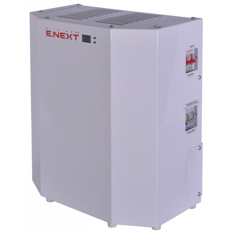 Стабілізатор напруги тиристорний e.stab.stand.7, 7,5kVA, однофазний