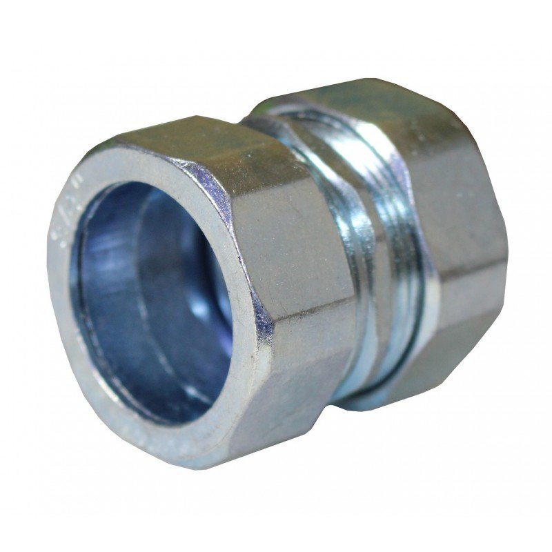 Муфта з'єднувальна МЗМт20 IP54 для металорукава-труба 20-21мм(3/4") цинковий