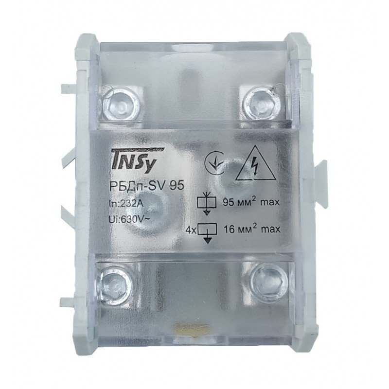 Розподільчий блок на DIN-рейку РБДп-SV95 232/100А TNSy